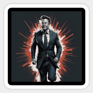 Elon Musk for President Sticker